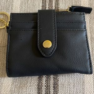 Small black wallet.